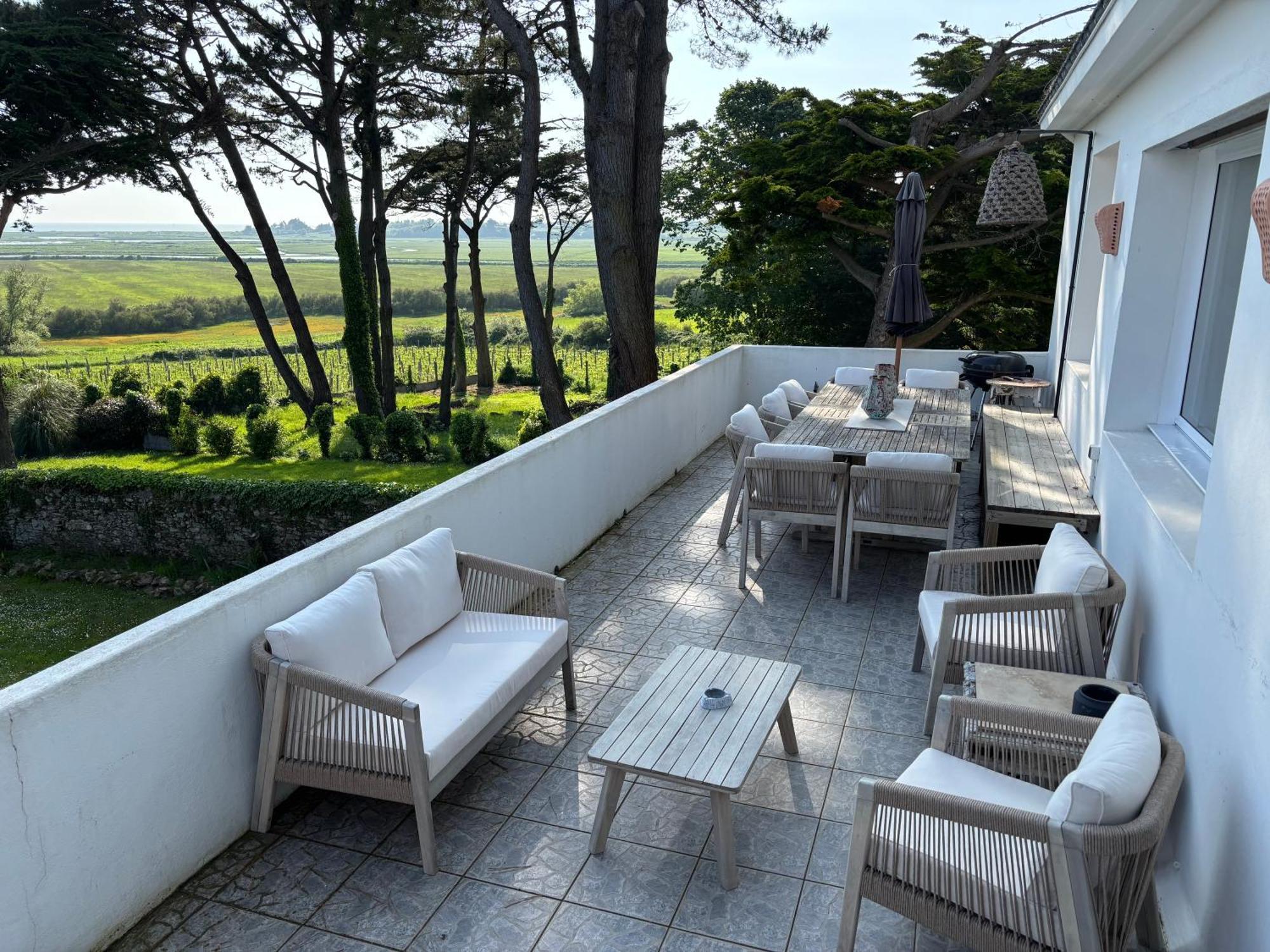 Villa Vieilles Vignes Vue Mer Billiers 외부 사진